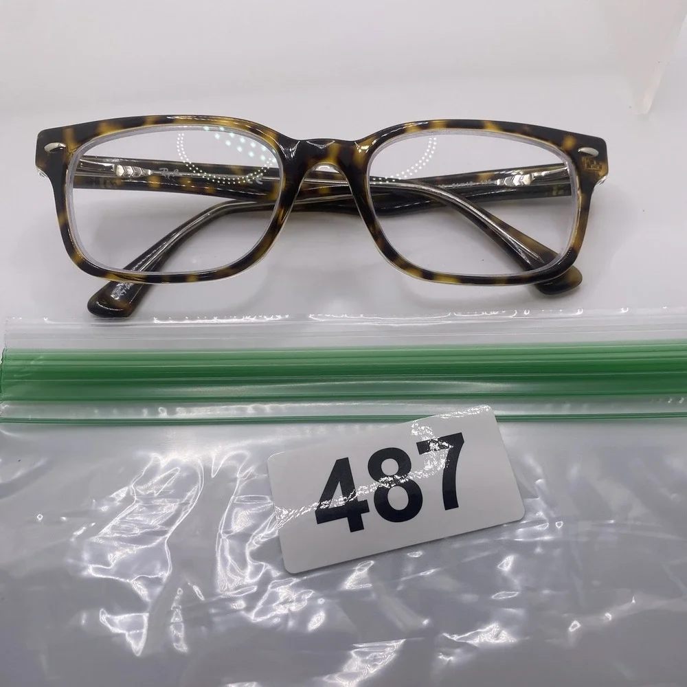 Ray-Ban Eyeglasses FRAMES ONLY RB 5286 51-18-135 Brown Tortoise 487